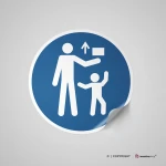 Cartello obbligatorio tenere fuori dalla portata dei bambini M055