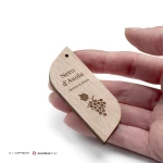 Etichette in legno