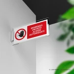 Cartello ingresso vietato ai non autorizzati mod. 2:1