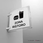 Cartello zona ristoro