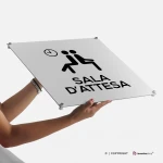 Cartello sala d'attesa