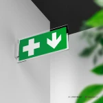 Cartello pronto soccorso con freccia mod. 2:1