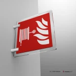 Cartello lancia antincendio F002