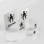 Cartello sauna