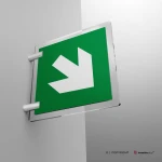 Cartello freccia evacuazione E005 / E006