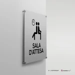 Cartello sala d'attesa
