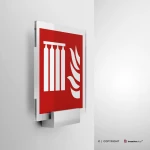 Cartello batteria fissa di estintori F008