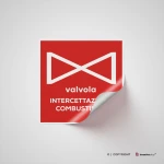 Cartello valvola intercettazione combustibile