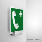 Cartello telefono d'emergenza E004