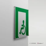 Cartello uscita d'emergenza disabili E026/ E030