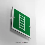 Cartello scala di evacuazione E059
