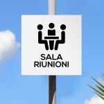 Cartello sala riunioni