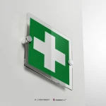 Cartello pronto soccorso croce E003