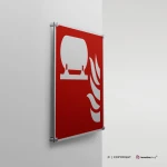Cartello installazione fissa antincendio F012