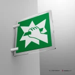 Cartello rompere per accedere E008