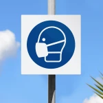 Cartello maschera obligatoria M016