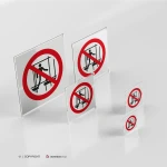 Cartello vietato utilizzare ponteggi incompleti P025