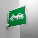 Cartello imbarcazione di salvataggio E037