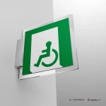 Cartello uscita d'emergenza disabili E026/ E030