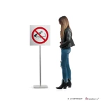 Cartello proibito l'uso degli smart glass P044