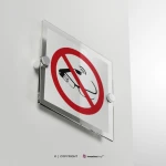 Cartello proibito l'uso degli smart glass P044