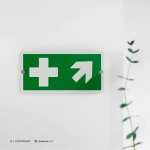 Cartello pronto soccorso con freccia mod. 2:1