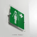 Cartello doccia di emergenza E012