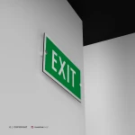 Cartello evacuazione EXIT mod. 2:1