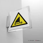 Cartello di pericolo attenzione sand yachting W059