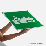 Cartello imbarcazione di salvataggio E037
