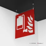 Cartello gruppo antincendio a schiuma F010