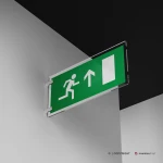 Cartello uscita porta d'emergenza mod. 2:1
