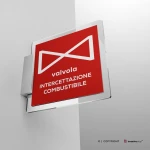 Cartello valvola intercettazione combustibile