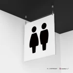 Cartello toilette standard