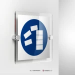 Cartello obbligo di disporre i materiali in modo ordinato