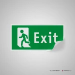 Cartello evacuazione EXIT mod. 2:1