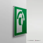 Cartello ruotare la maniglia E018 / E019