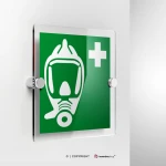 Cartello autorespiratore d'emergenza E029