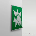 Cartello rompere per accedere E008
