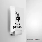 Cartello sala d'attesa