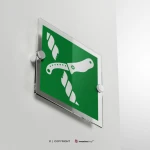 Cartello coltello zattera di salvataggio E035