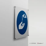Cartello obbligatorio usare crema protettiva M022