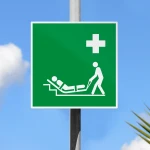 Cartello materassino di evacuazione E067