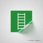 Cartello scala di evacuazione E059