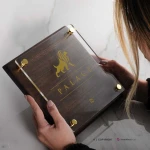 Targa Doppia Lastra Wood Stampata