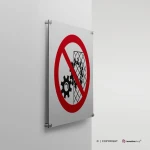 Cartello divieto di rimuovere i dispositivi di sicurezza