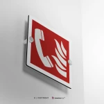 Cartello telefono di emergenza antincendio F006