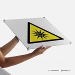 Cartello pericolo radiazioni ottiche W027