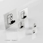 Cartello carta mani bagno