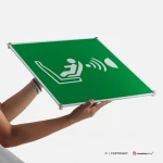Cartello orientamento sedile per bambini (CPOD) E014